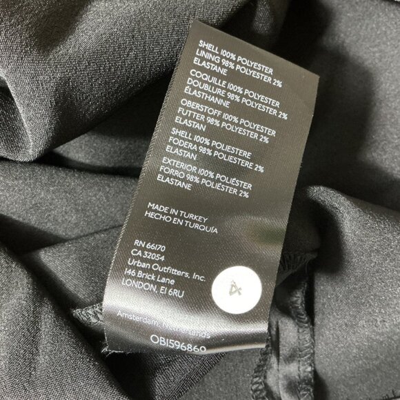 Anthropologie Black Sheer Organza A-Line Flounce Hem Skirt NWT 2 - Picture 7 of 7